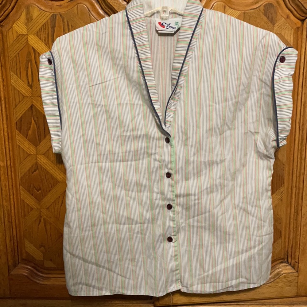 Vintage Striped Button Up - image 2